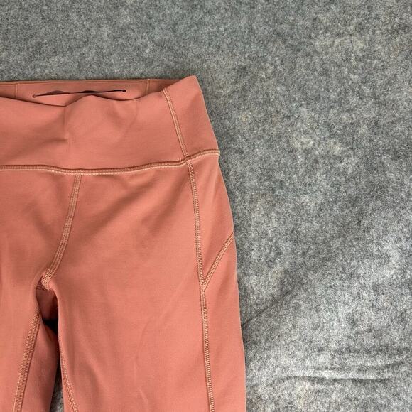 Lululemon In Movement Legging Womens 4 Rustic Coral 25” Athletic Tight Running - Picture 2 of 8